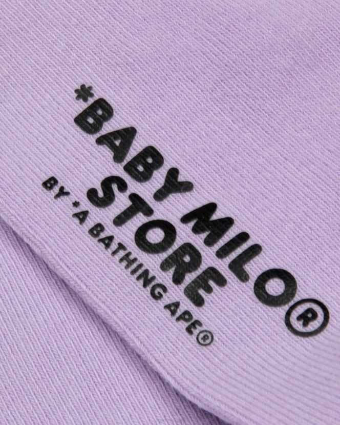 bébé milo chaussettes A Bathing Ape femmes ZHX6N41098 violet