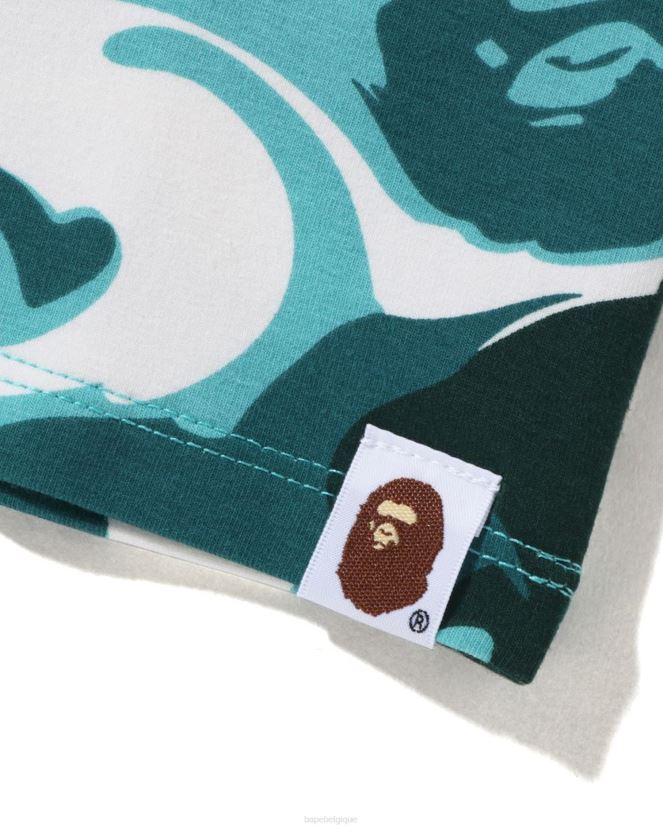 caraco camouflage marbré A Bathing Ape femmes ZHX6N4921 menthe