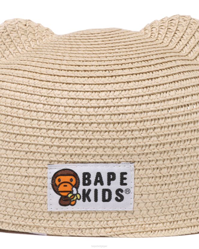 casquette baby milo blade A Bathing Ape enfants ZHX6N41705 beige