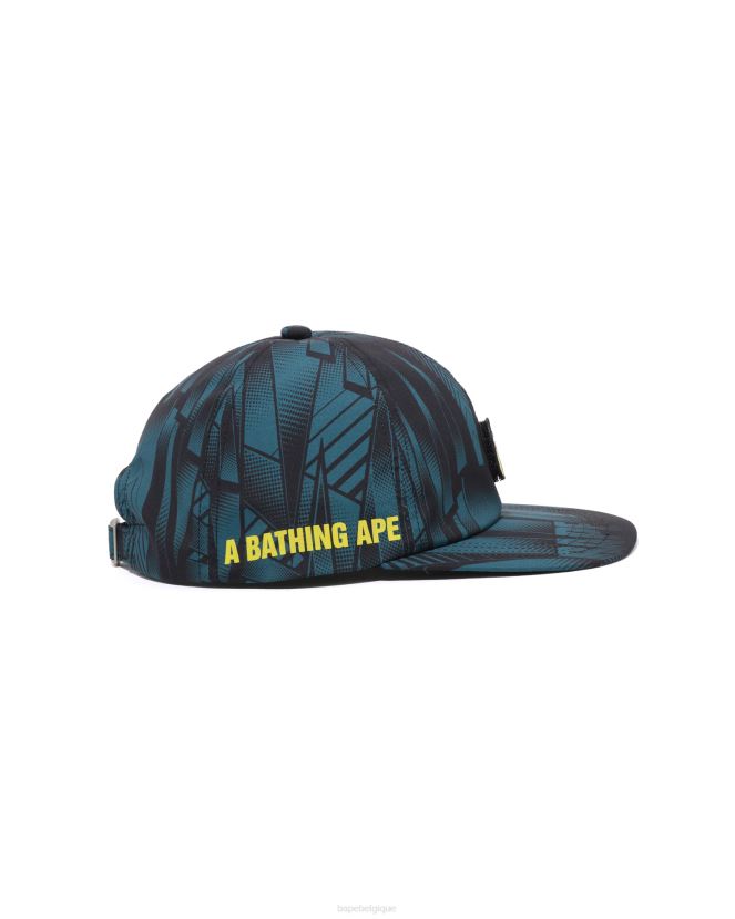 casquette de panneau speed racer A Bathing Ape Hommes ZHX6N4495 bleu