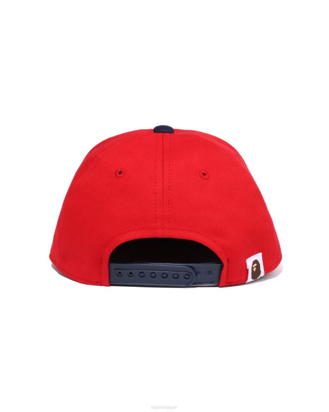 casquette de police bébé milo A Bathing Ape enfants ZHX6N41345 rouge vif