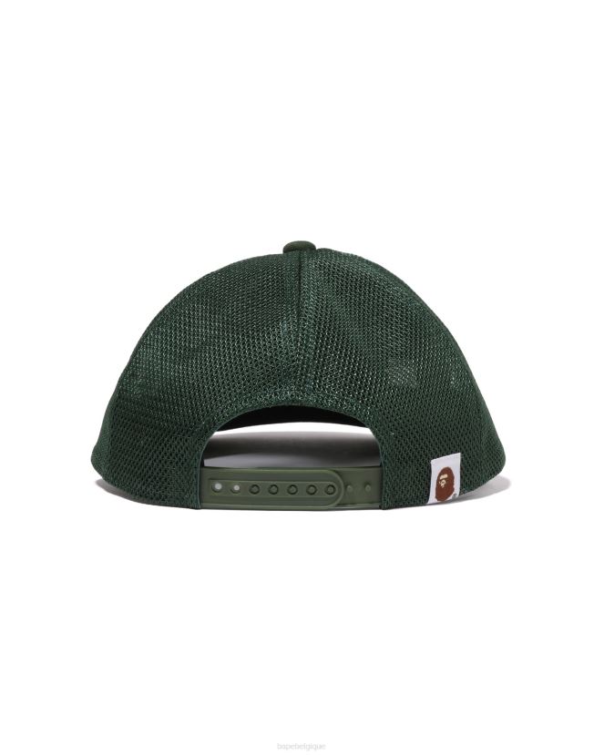 casquette en mesh logo nyc camo couleur A Bathing Ape Hommes ZHX6N4533 armée verte