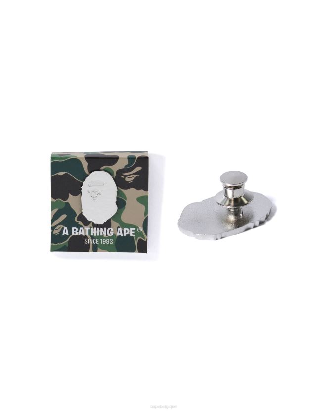 casquette en mesh logo nyc camo couleur A Bathing Ape Hommes ZHX6N4533 armée verte