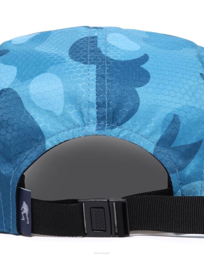 casquette jet camo nid d\abeille A Bathing Ape Hommes ZHX6N4413 bleu clair