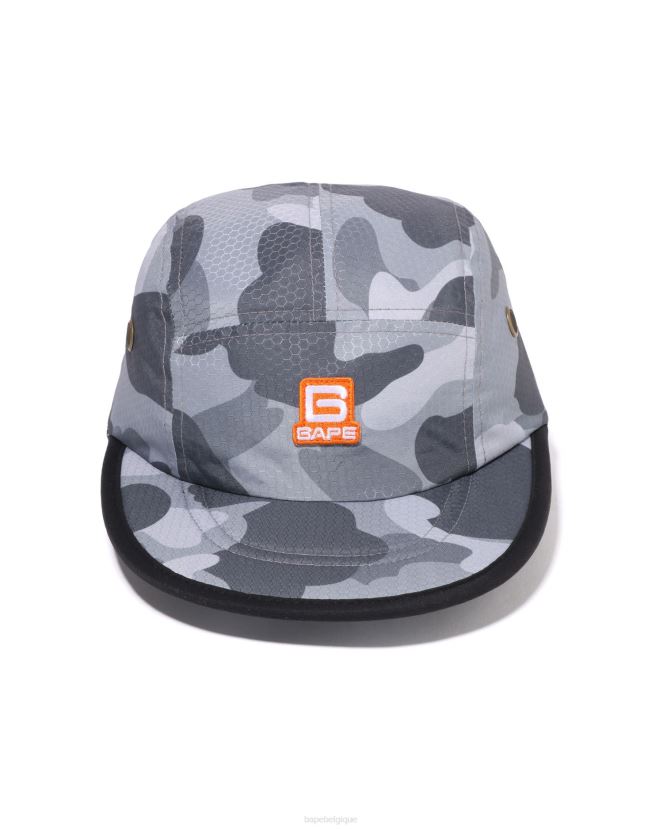 casquette jet camo nid d\abeille A Bathing Ape Hommes ZHX6N4414 gris