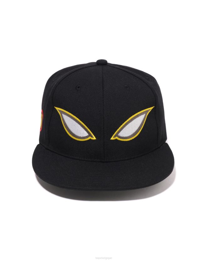 casquette snap back shadow A Bathing Ape Hommes ZHX6N4415 noir