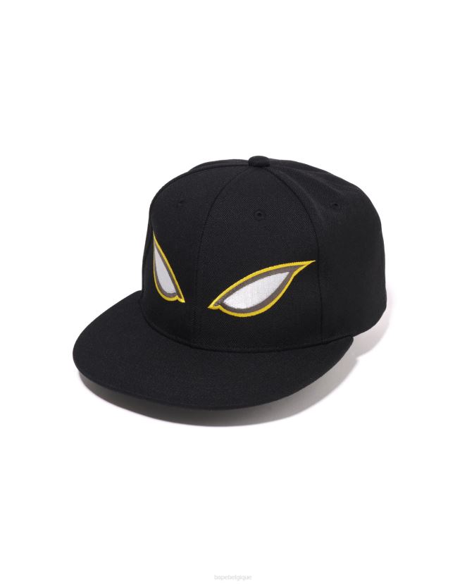 casquette snap back shadow A Bathing Ape Hommes ZHX6N4415 noir