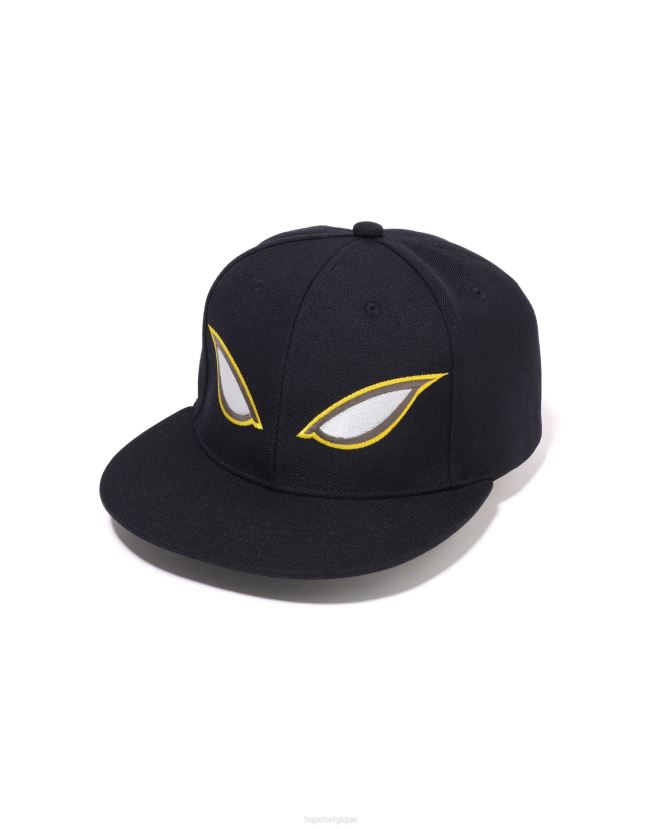 casquette snap back shadow A Bathing Ape Hommes ZHX6N4416 bleu marine