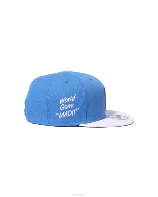 casquette x new era head 9 cinquante A Bathing Ape Hommes ZHX6N4562 bleu