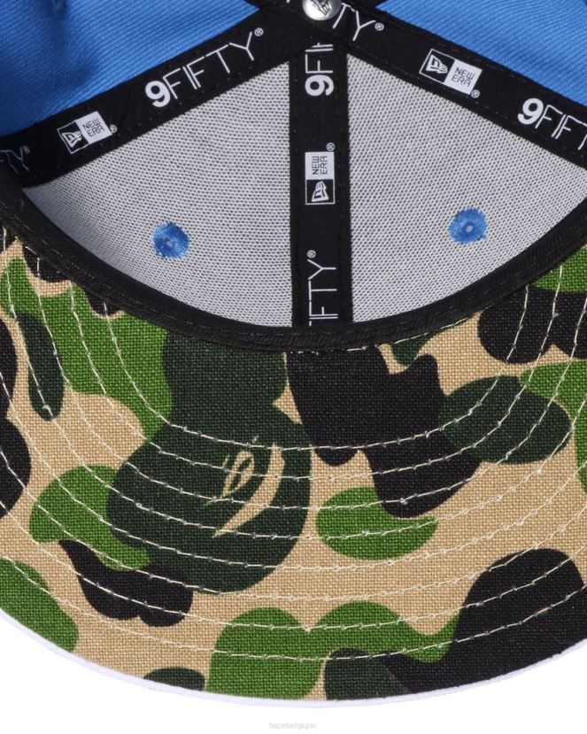 casquette x new era head 9 cinquante A Bathing Ape Hommes ZHX6N4562 bleu