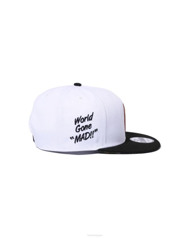 casquette x new era head 9 cinquante A Bathing Ape Hommes ZHX6N4563 blanc