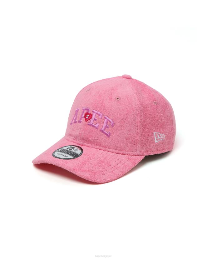 casquette à logo x new era 9twenty A Bathing Ape femmes ZHX6N41088 rose
