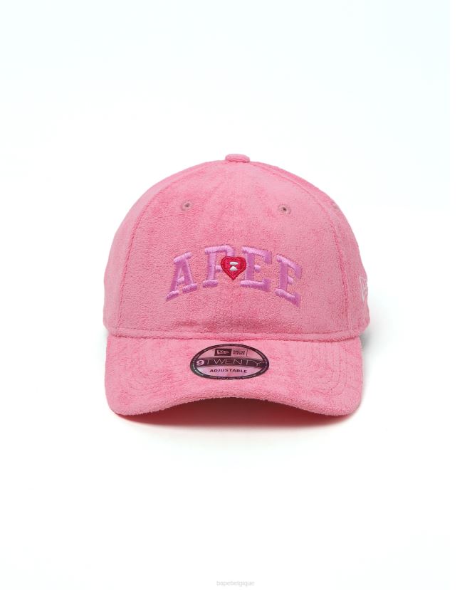 casquette à logo x new era 9twenty A Bathing Ape femmes ZHX6N41088 rose