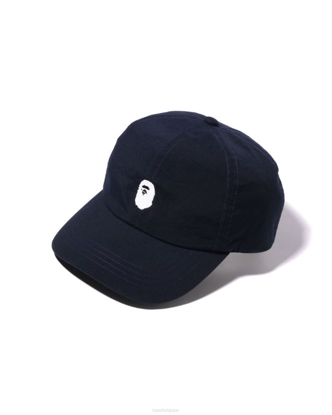 casquette à panneau à un point A Bathing Ape Hommes ZHX6N4538 bleu marine