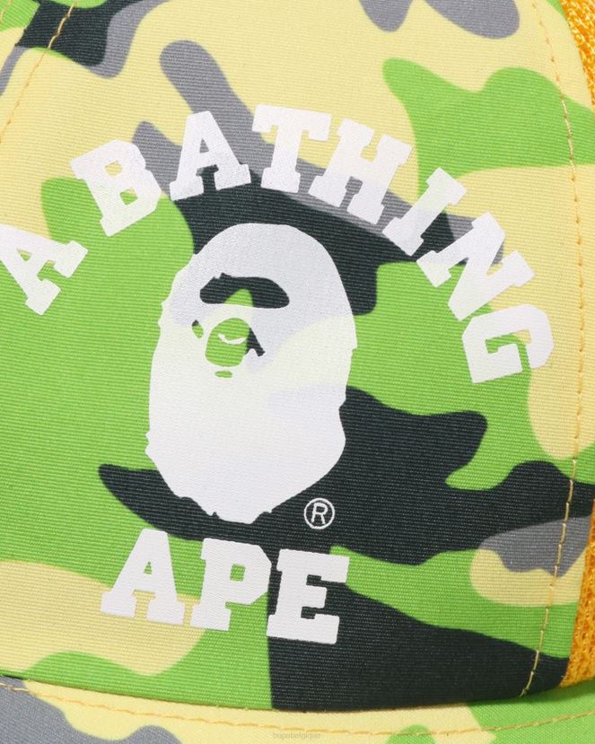 chapeau en maille camouflage woodland A Bathing Ape enfants ZHX6N41395 armée verte