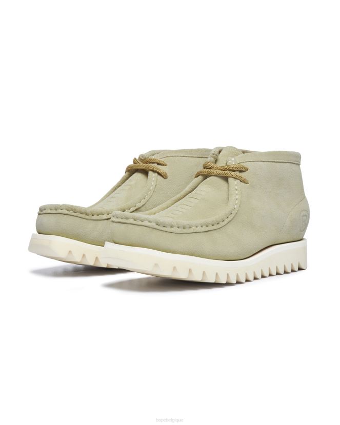 chasse à lhomme en daim m2 A Bathing Ape Hommes ZHX6N4688 beige