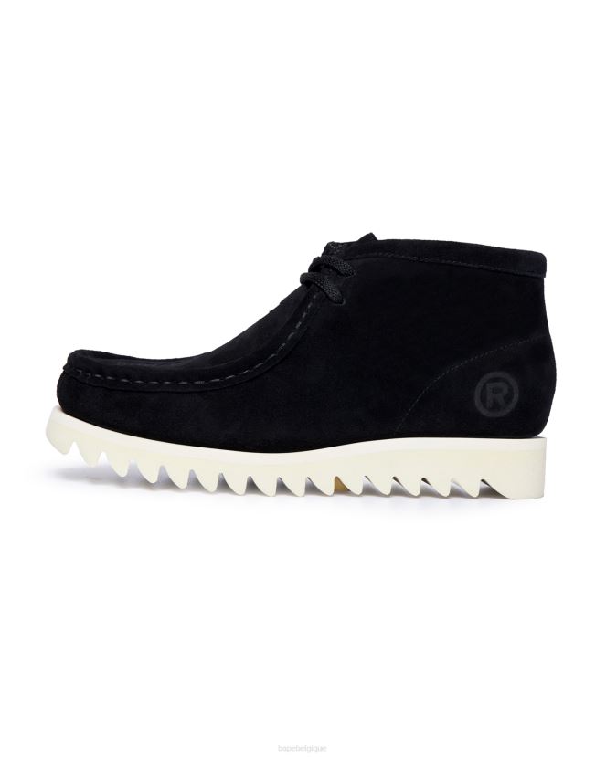 chasse à l\homme en daim m2 A Bathing Ape Hommes ZHX6N4689 noir
