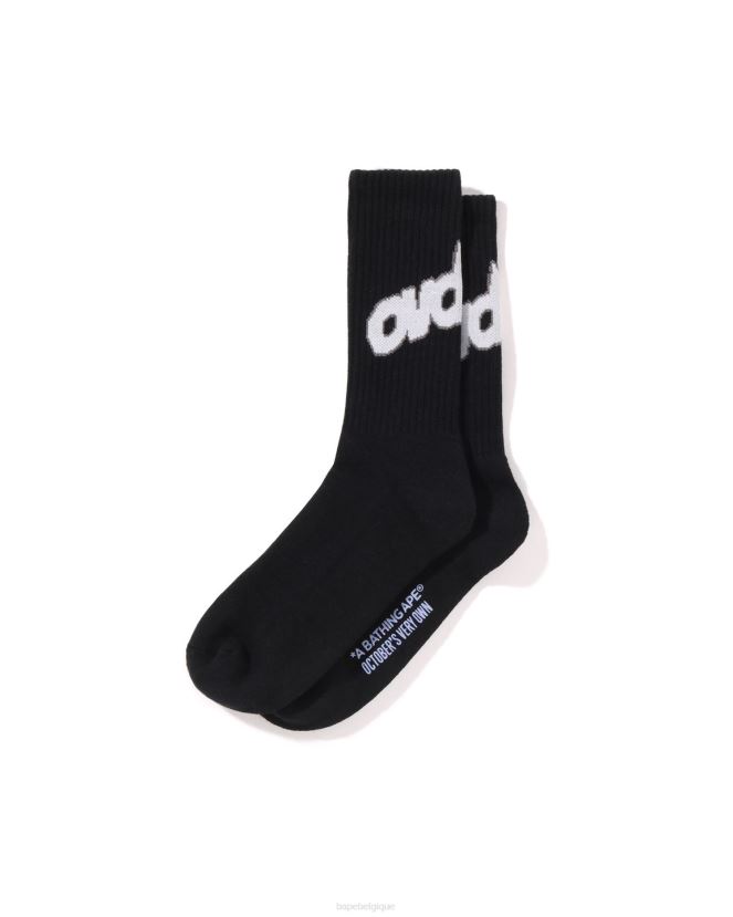 chaussettes x ovo A Bathing Ape Hommes ZHX6N4556 noir
