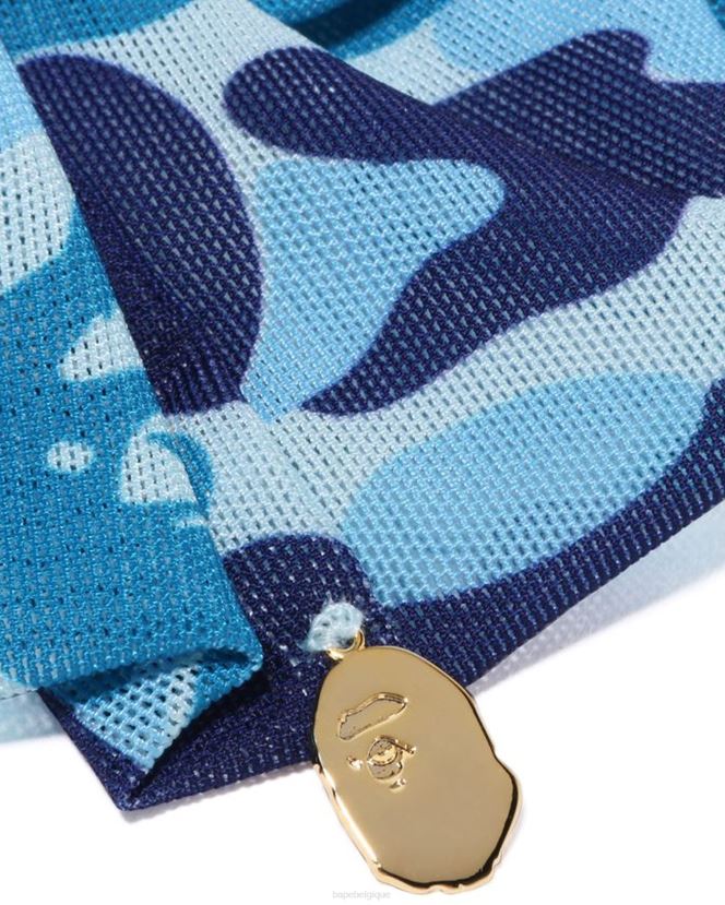 chouchou camouflage abc A Bathing Ape femmes ZHX6N41063 bleu clair