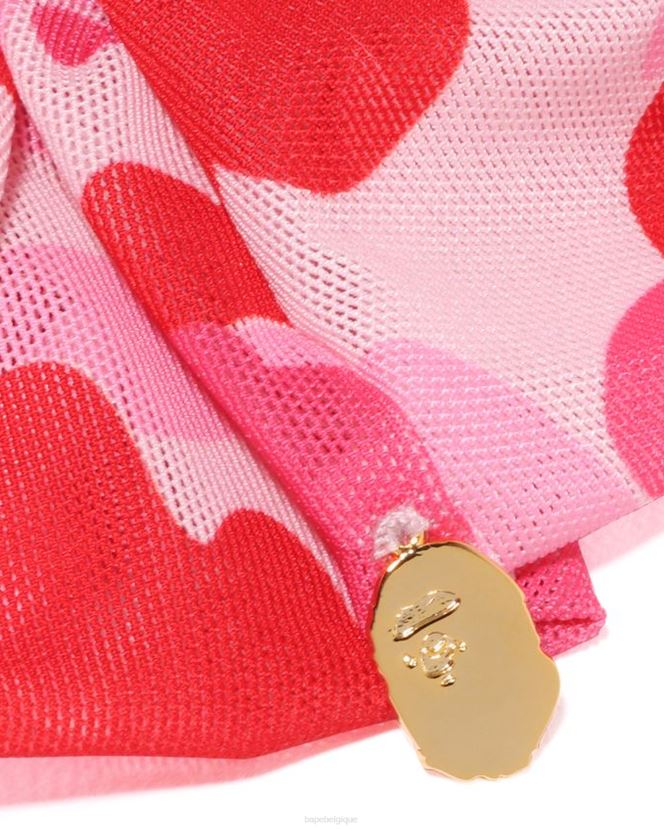 chouchou camouflage abc A Bathing Ape femmes ZHX6N41064 rose