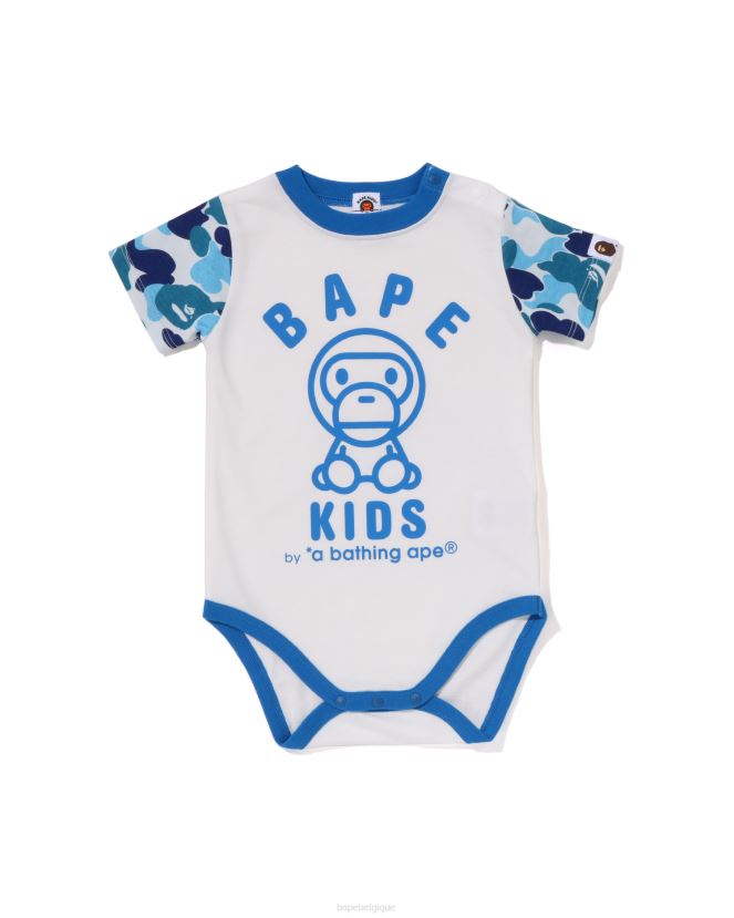 coffret cadeau abc camo baby milo A Bathing Ape enfants ZHX6N41278 bleu clair