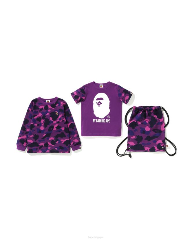 coffret cadeau color camo by bathing A Bathing Ape enfants ZHX6N41636 violet