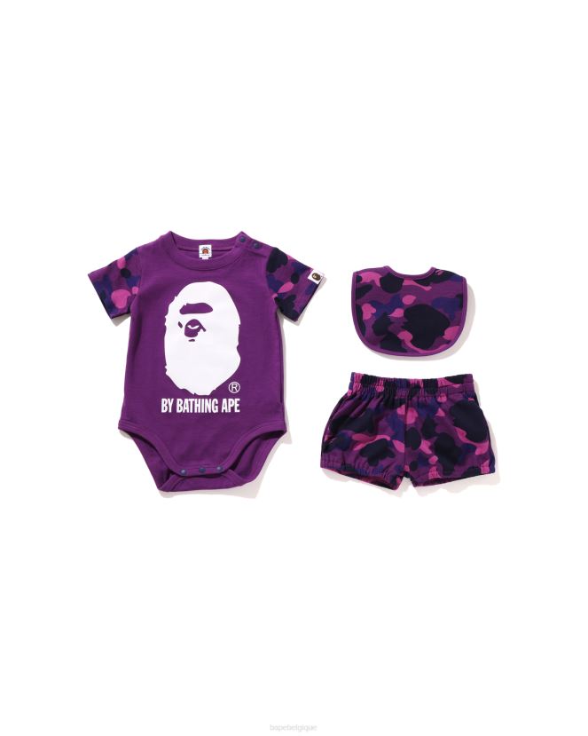 coffret cadeau color camo by bathing A Bathing Ape enfants ZHX6N41640 violet