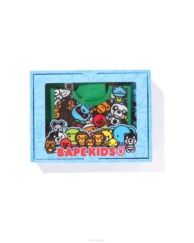 coffret cadeau milo all safari A Bathing Ape enfants ZHX6N41391 émeraude