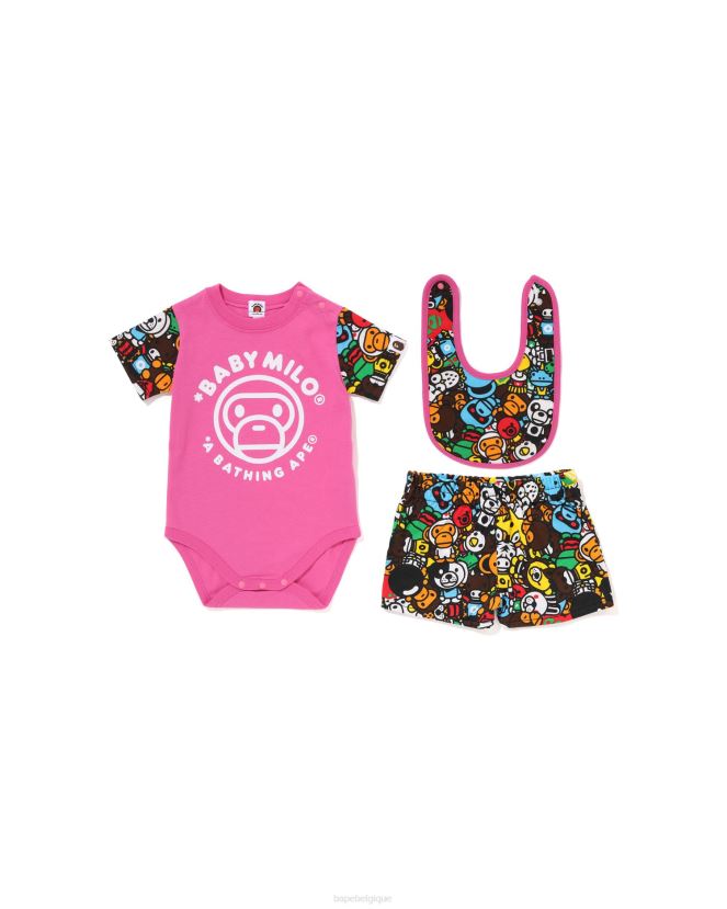 coffret cadeau milo all safari A Bathing Ape enfants ZHX6N41392 rose