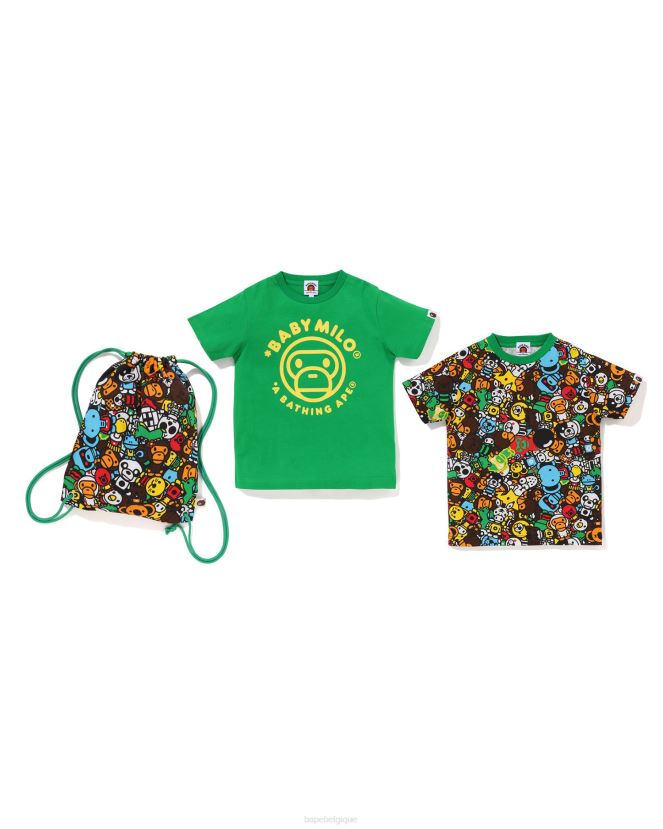 coffret cadeau milo all safari A Bathing Ape enfants ZHX6N41393 émeraude