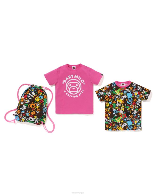 coffret cadeau milo all safari A Bathing Ape enfants ZHX6N41394 rose