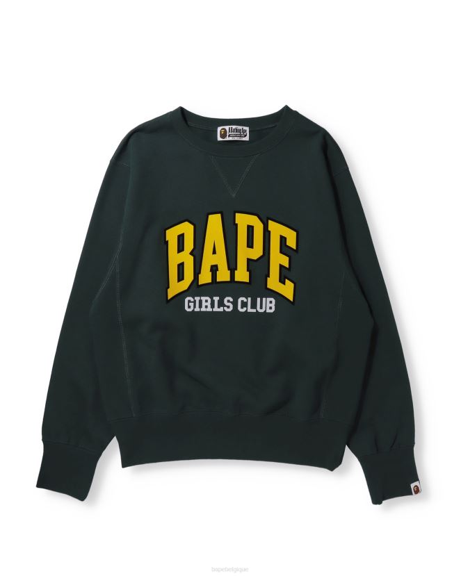 col ras du cou large A Bathing Ape femmes ZHX6N41032 jungle profonde