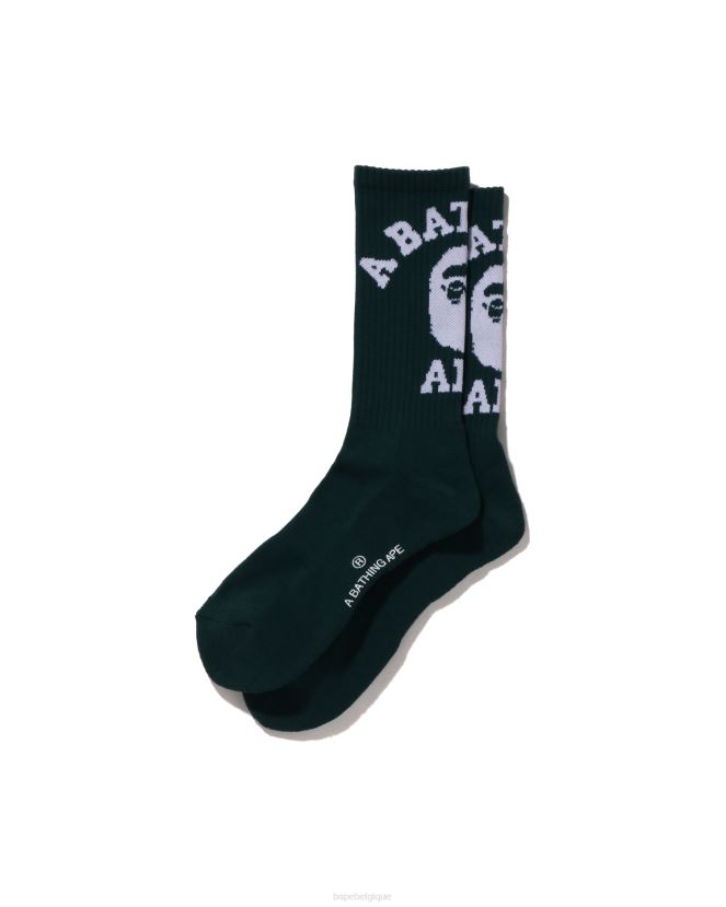 collège chaussettes A Bathing Ape Hommes ZHX6N4426 jungle profonde