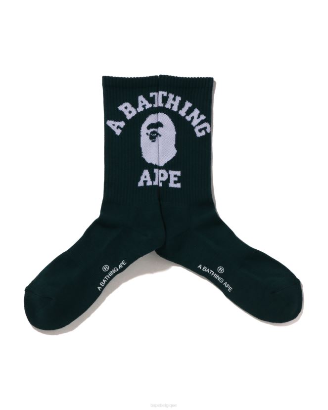 collège chaussettes A Bathing Ape Hommes ZHX6N4426 jungle profonde