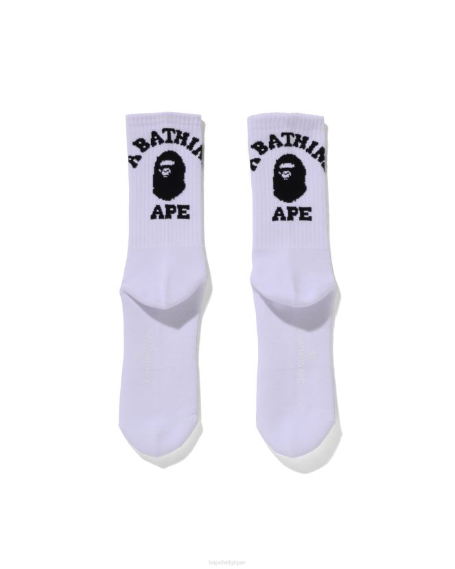 collège chaussettes A Bathing Ape Hommes ZHX6N4586 noir