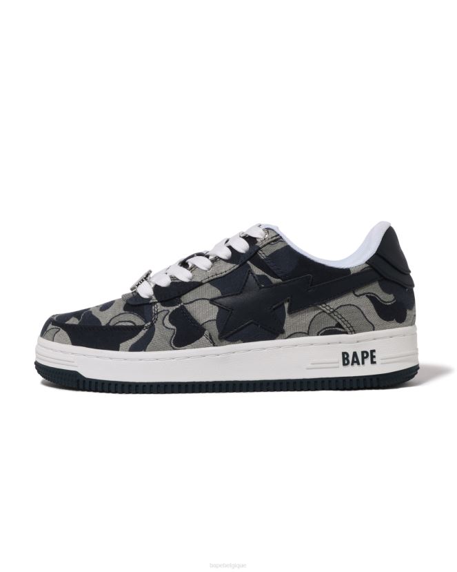 cookie camouflage 2 A Bathing Ape femmes ZHX6N41212 bleu marine