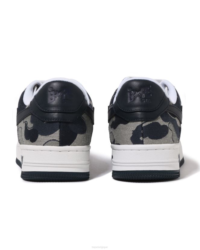 cookie camouflage 2 A Bathing Ape femmes ZHX6N41212 bleu marine
