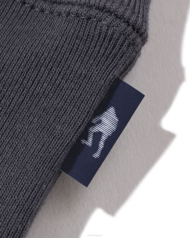 coupe décontractée A Bathing Ape Hommes ZHX6N4260 gris foncé