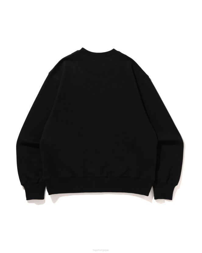coupe décontractée à logo A Bathing Ape Hommes ZHX6N4324 noir