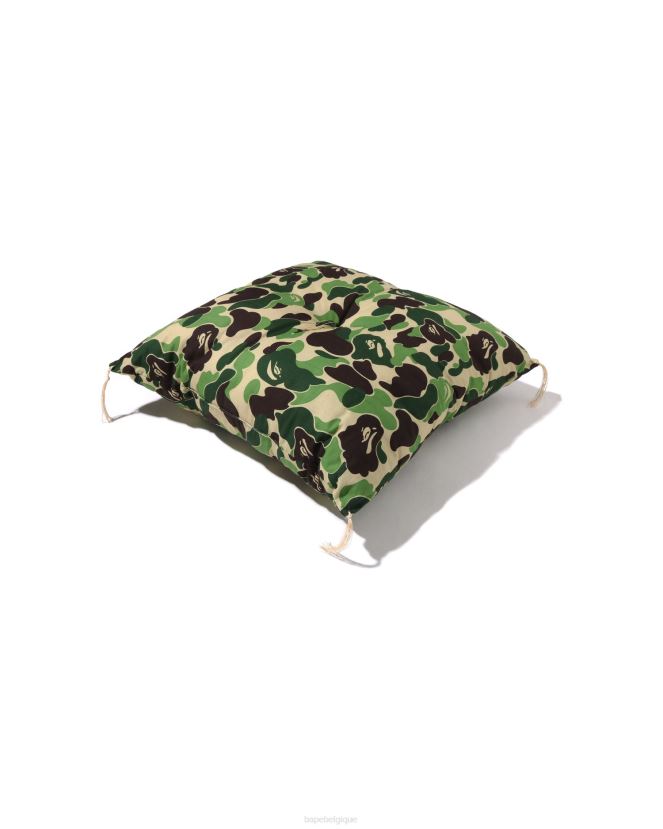 coussin japonais abc camo A Bathing Ape Hommes ZHX6N4441 armée verte