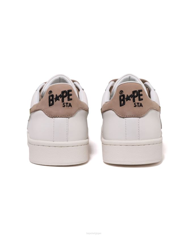 crâne sta  1 A Bathing Ape Hommes ZHX6N4683 blanc