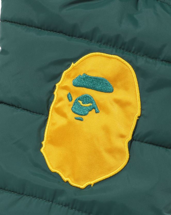 doudoune à patchs A Bathing Ape enfants ZHX6N41548 armée verte