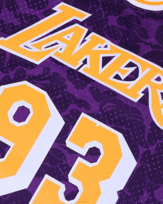 débardeur en jersey x mn los angeles lakers A Bathing Ape Hommes ZHX6N4368 violet
