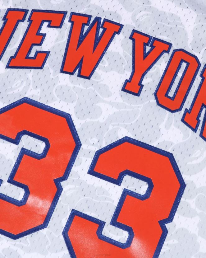 débardeur new york knicks x mn A Bathing Ape Hommes ZHX6N4375 blanc