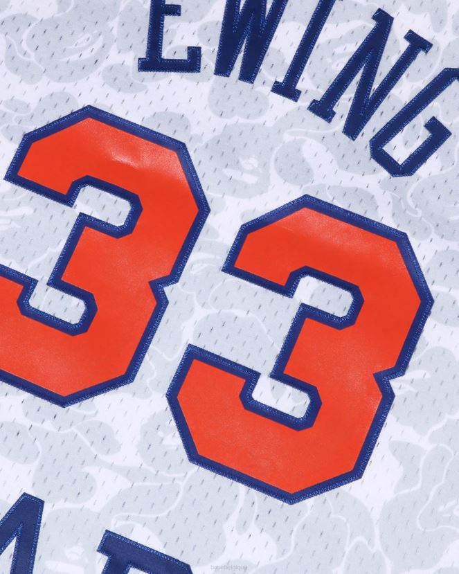 débardeur new york knicks x mn A Bathing Ape Hommes ZHX6N4375 blanc