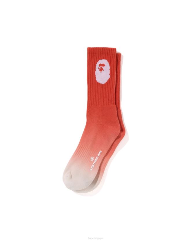 dégradé chaussettes A Bathing Ape Hommes ZHX6N4601 orange