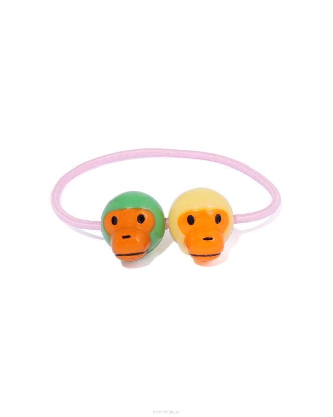 ensemble délastiques pour cheveux bébé milo A Bathing Ape femmes ZHX6N41075 vert clair