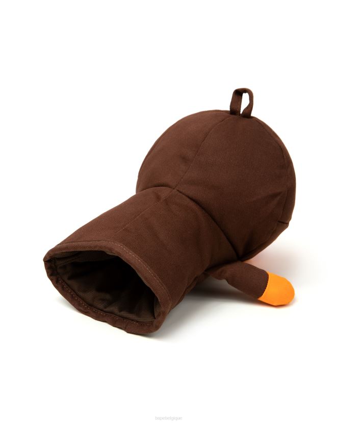 gant de cuisine bébé milo A Bathing Ape femmes ZHX6N41135 brun