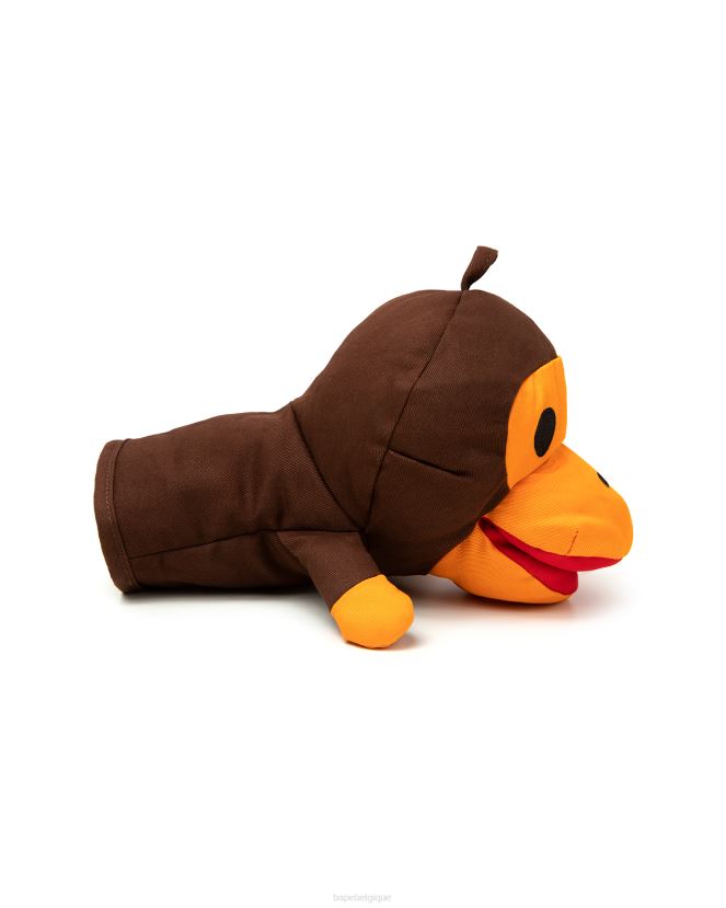 gant de cuisine bébé milo A Bathing Ape femmes ZHX6N41135 brun