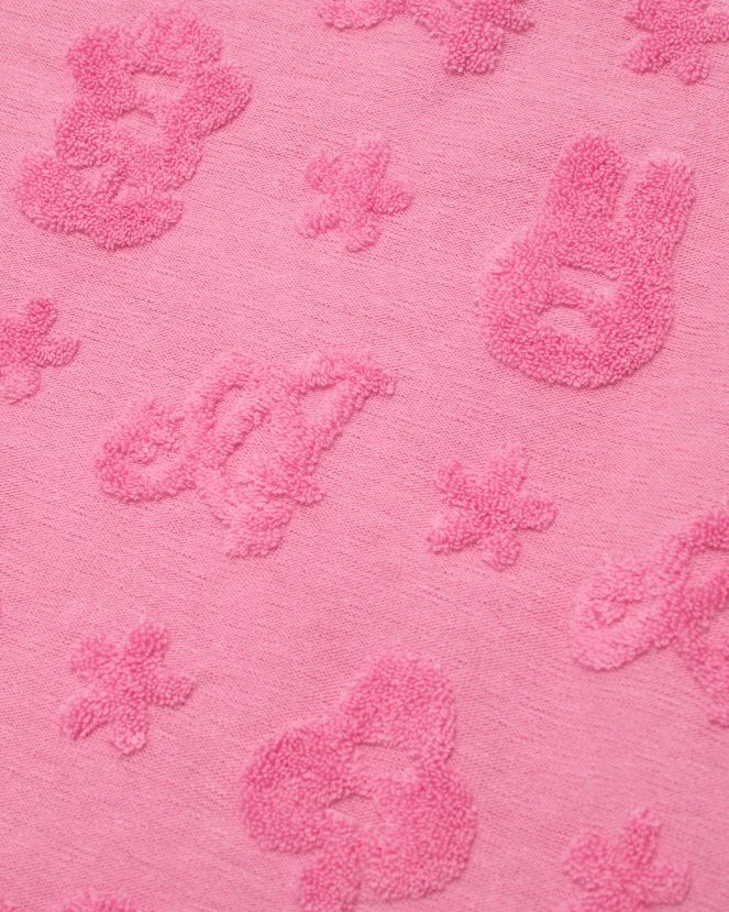 gilet à motif court A Bathing Ape femmes ZHX6N4932 rose